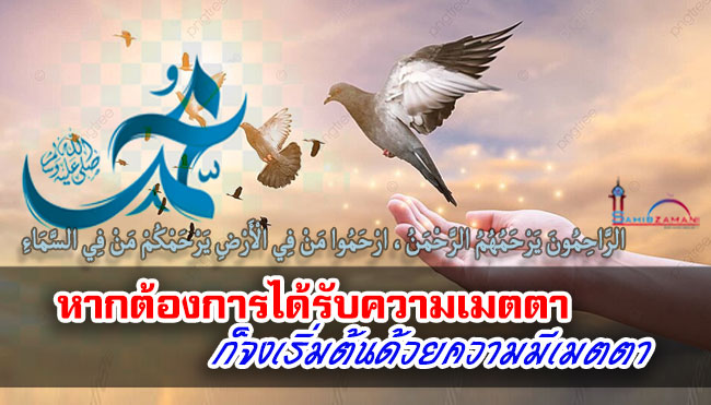 หากต้องการได้รับความเมตตา ก็จงเริ่มต้นด้วยความมีเมตตา