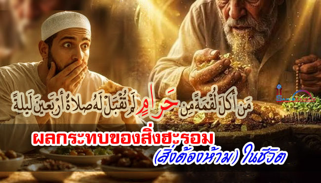 ผลกระทบของสิ่งฮะรอม (สิ่งต้องห้าม) ในชีวิต